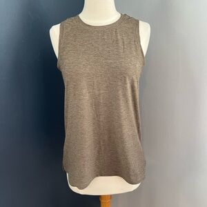 Kyodan Heathered Taupe Racerback Tank Size P/S